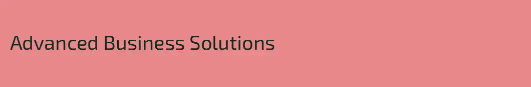 Advanced Business Solutions